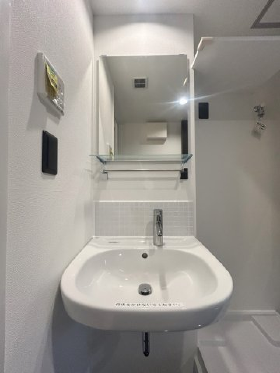 パウダールームのデザインも一味違う…！