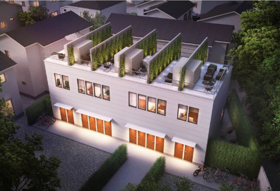 外観のパース写真です。