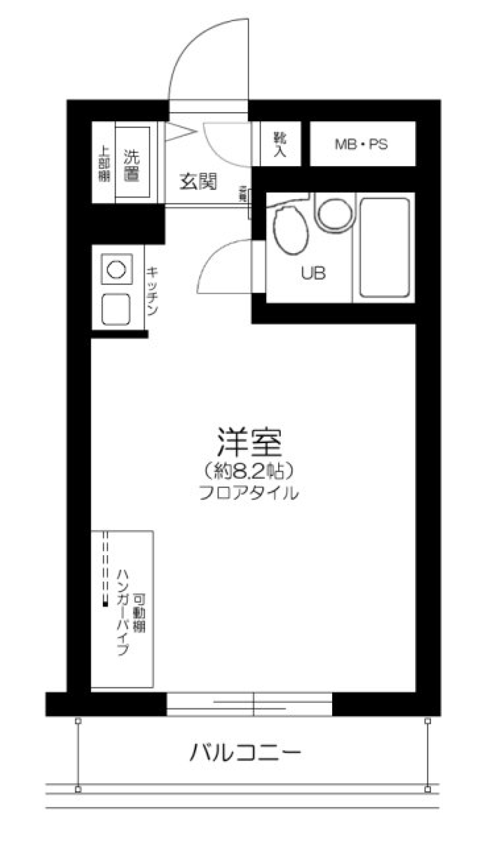 ハイネスプラザ新宿５　114号室の間取り図