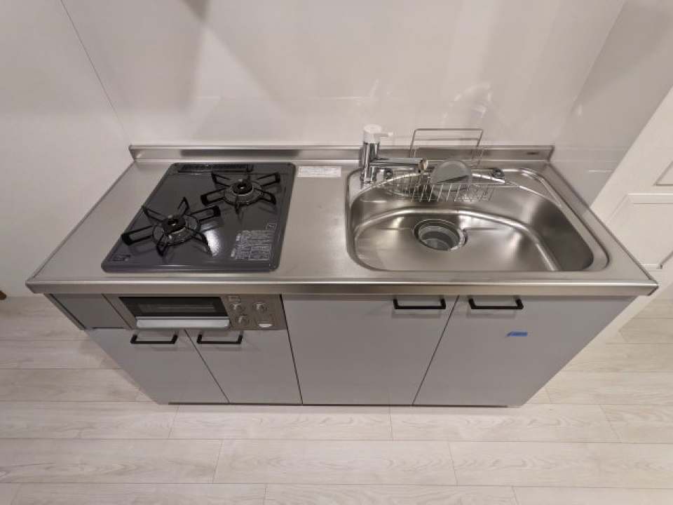 シンクが広くて使いやすそうなキッチン！