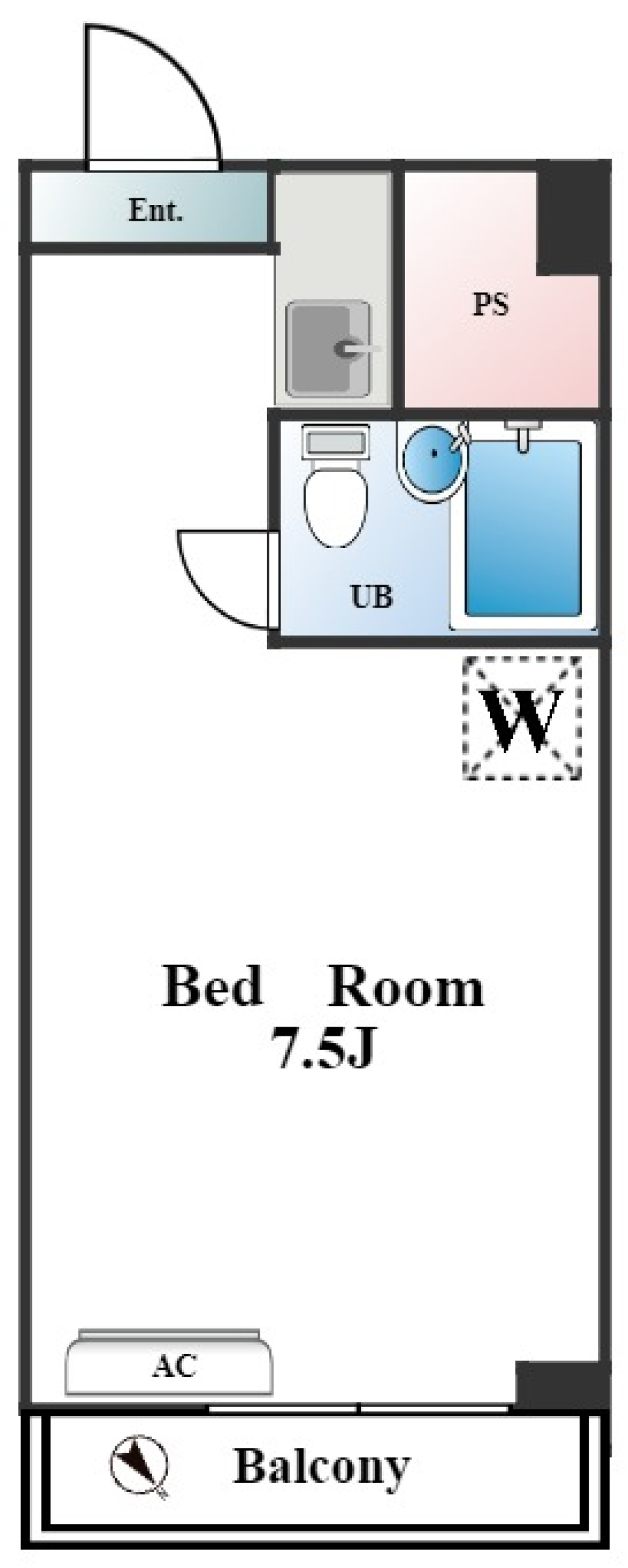 パレ・ドール池袋　905号室の間取り図