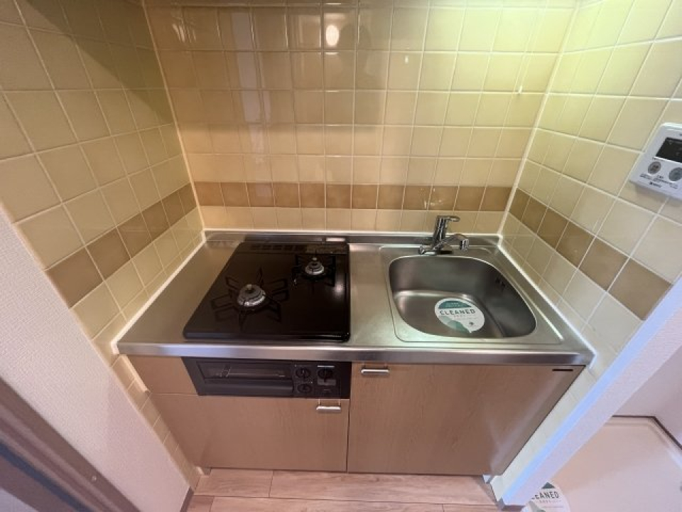 2口ガスコンロ・グリル付