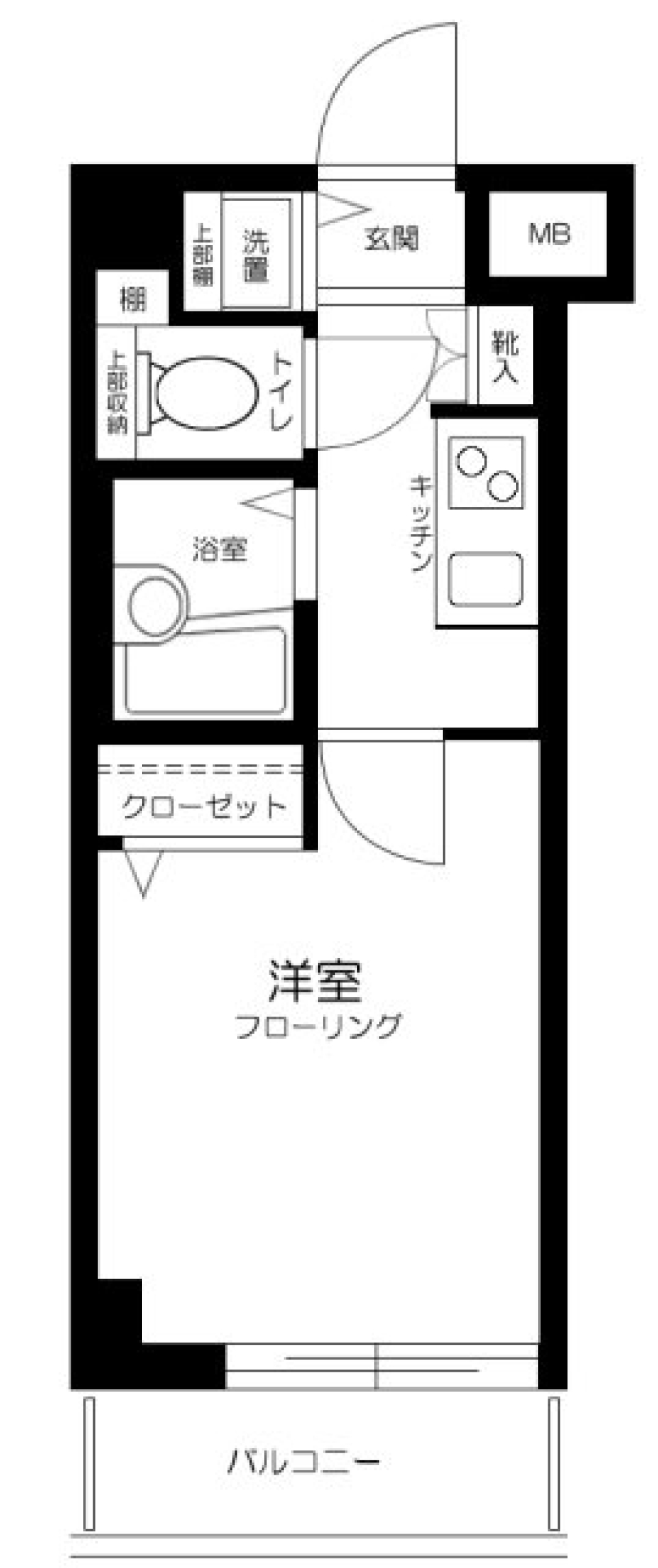 トーシンフェニックス上北沢ツインコート　210号室の間取り図