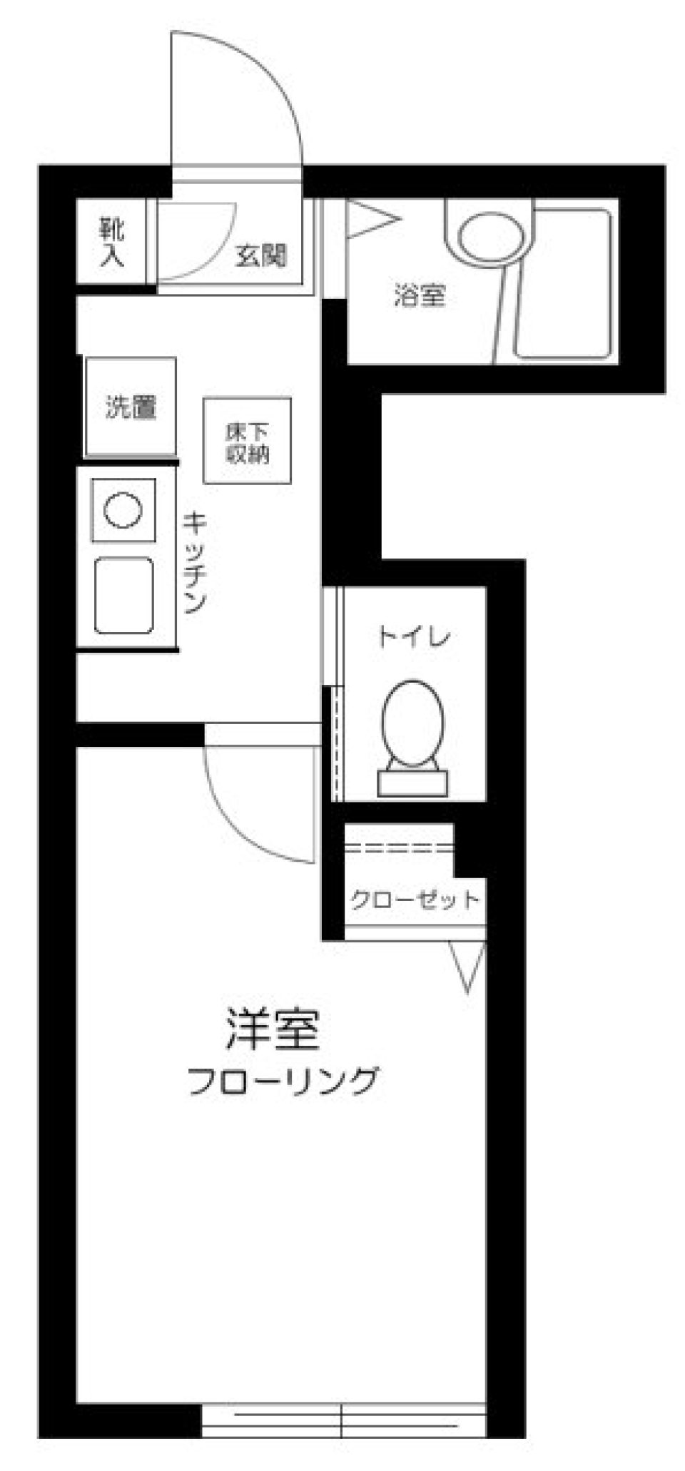 エメロード江古田　104号室の間取り図
