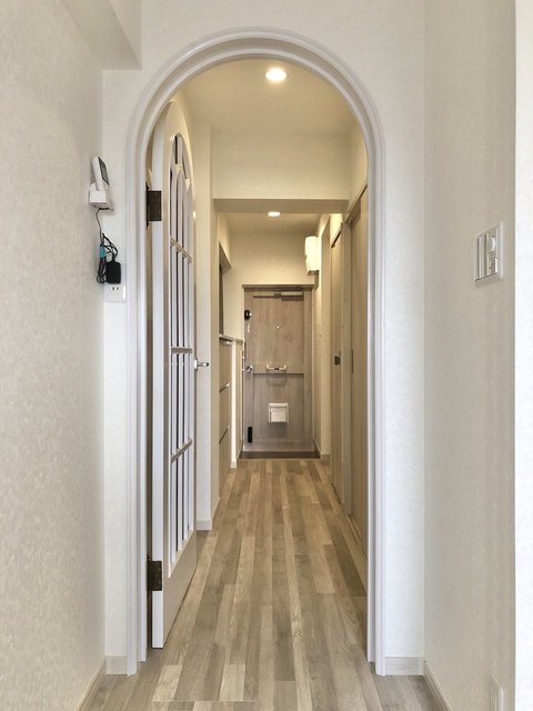 このアーチをくぐるたびに、嬉しくなってしまいそう。