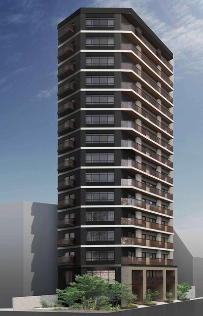 シュッとしたマンションです。