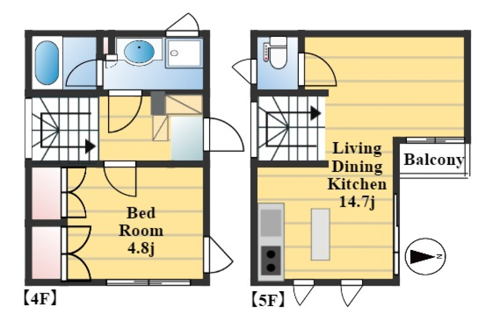 MDM阿佐ヶ谷　401号室［ペット可］の間取り図