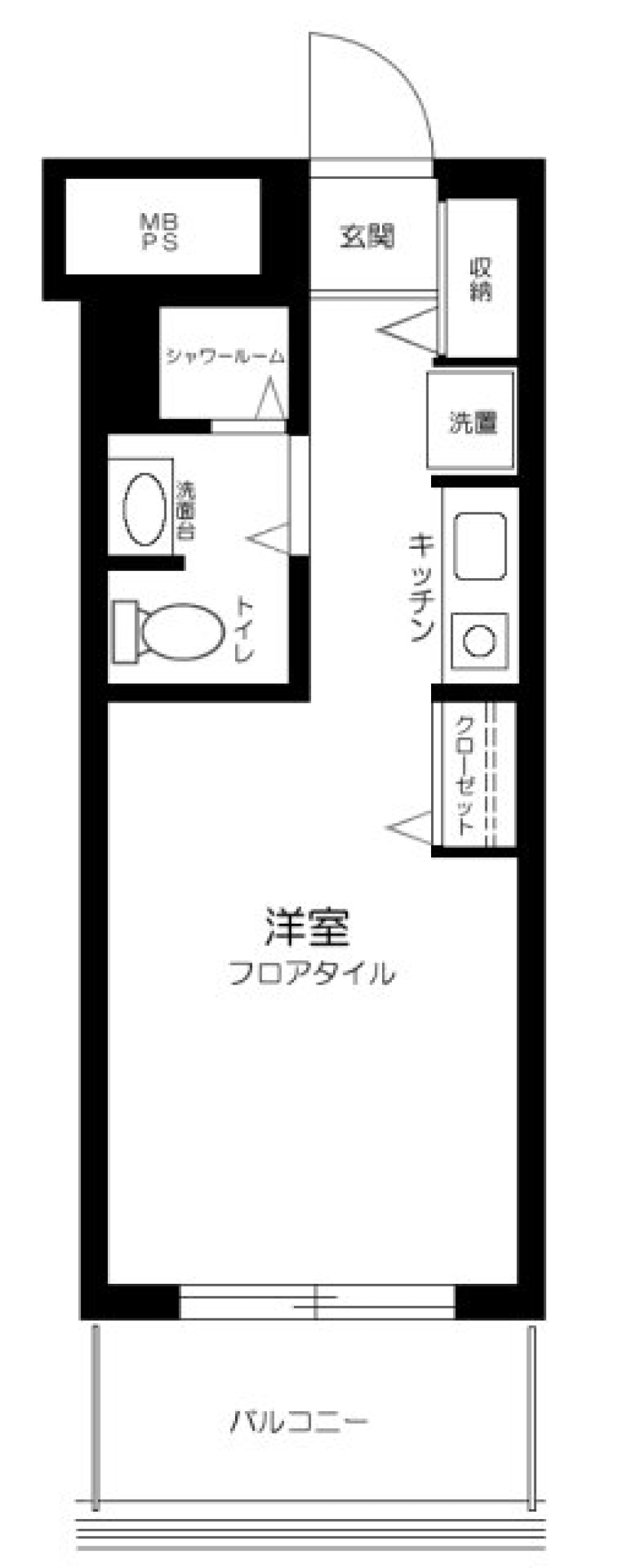 ハイネス小竹向原　209号室の間取り図
