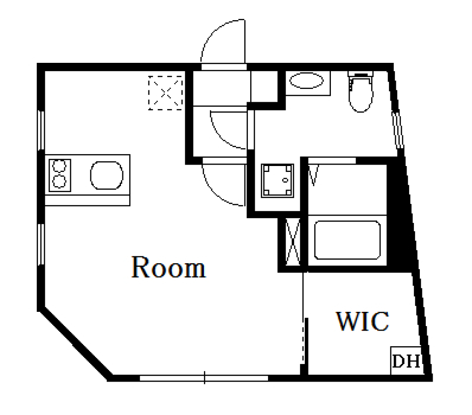 Plaisant江古田　401号室の間取り図