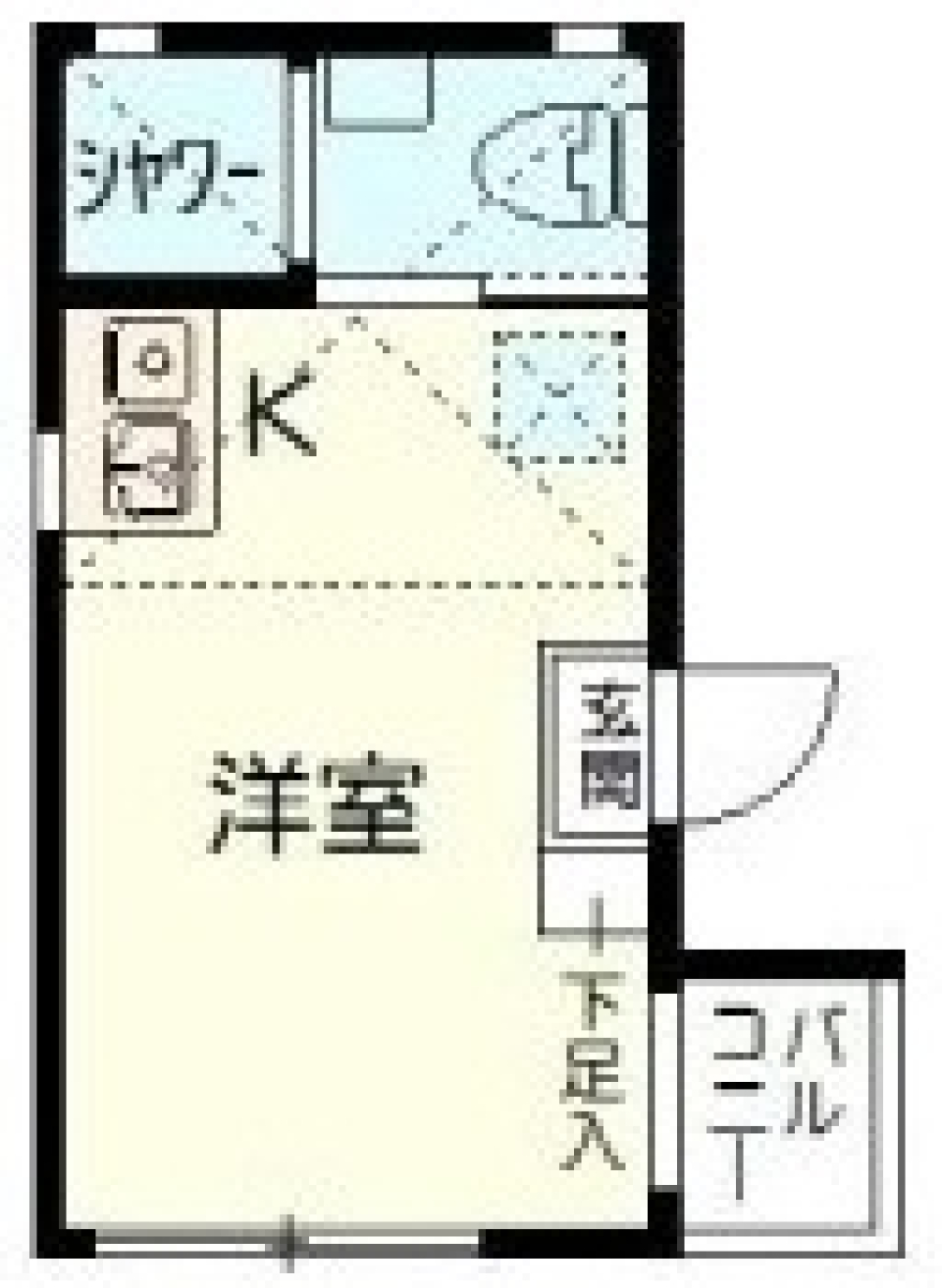 ＦＦＫ恵比寿　301号室の間取り図