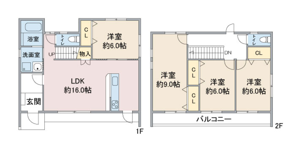 クローバー社台［ペット可］の間取り図