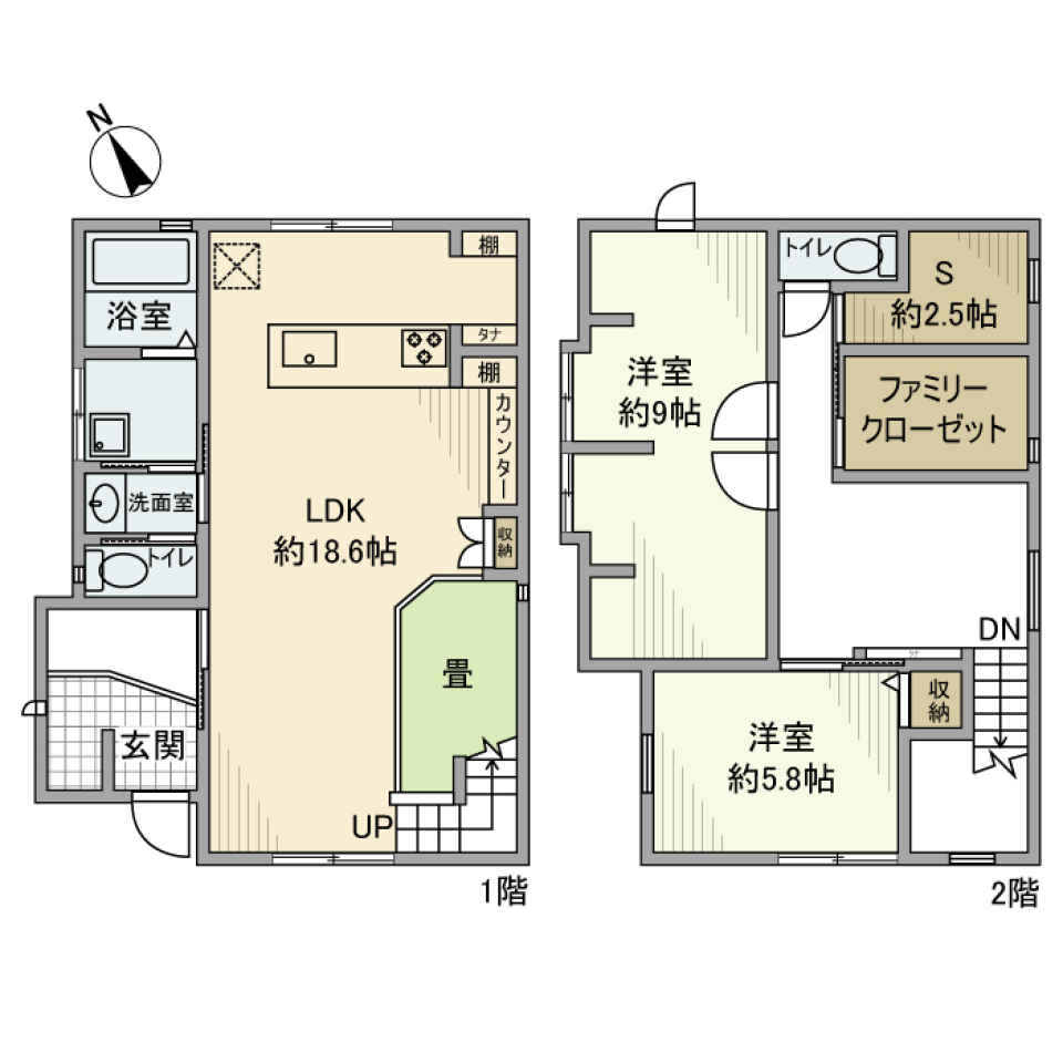 平針南２丁目戸建の間取り図