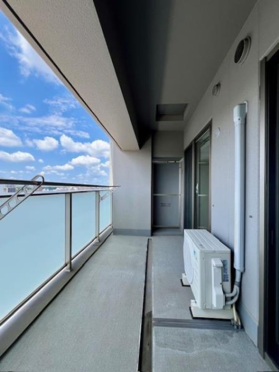 ベランダ、ひろーい！