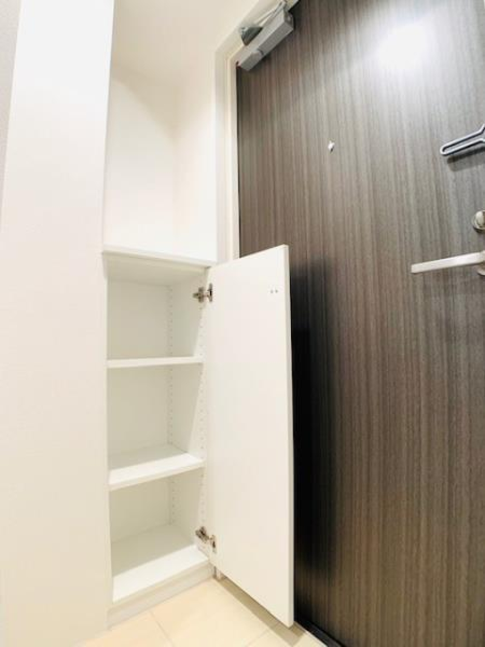 靴はこちらに。工夫すればたくさん入りそうです。