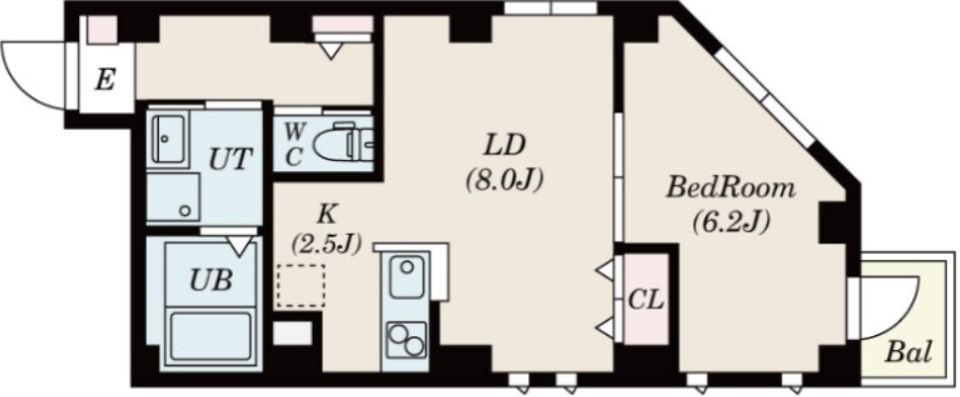Real Stone Nihonbashi 402号室［新築］の間取り図