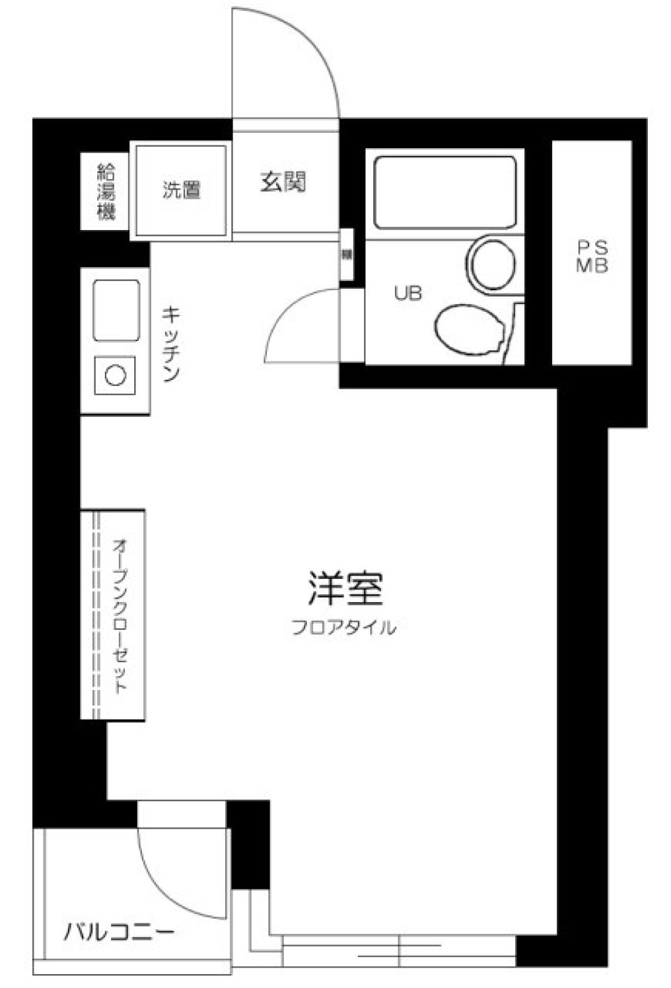 ロジマン西麻布　304号室の間取り図