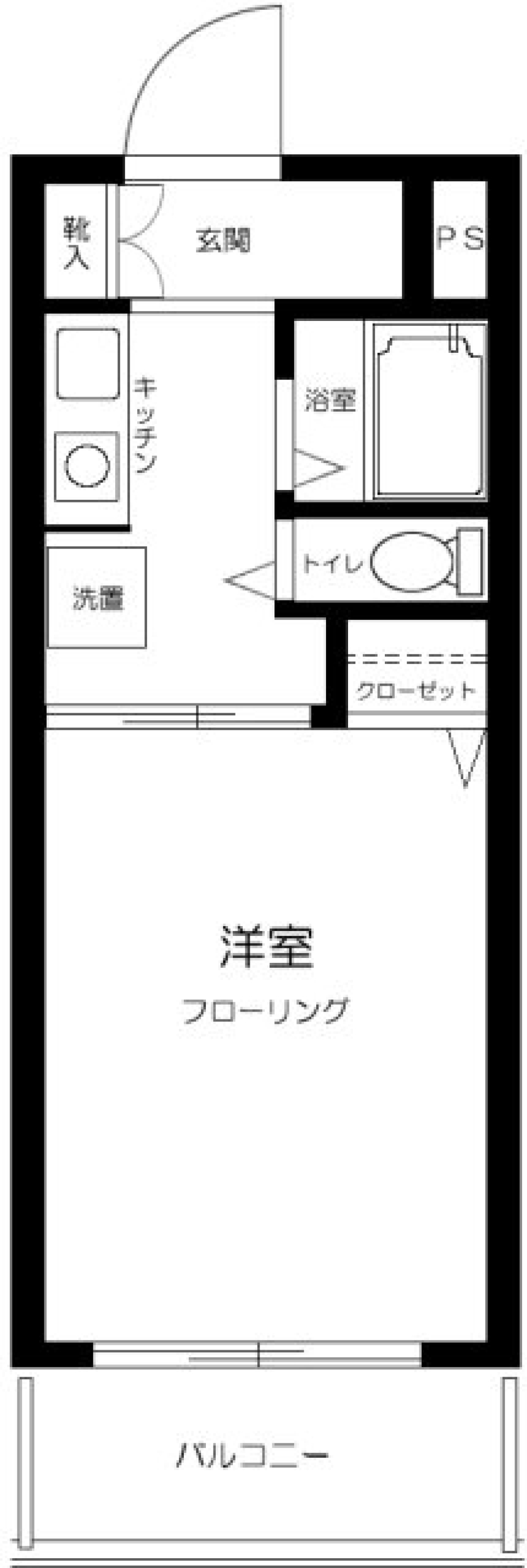ハイツベルグ上池台　1005号室の間取り図