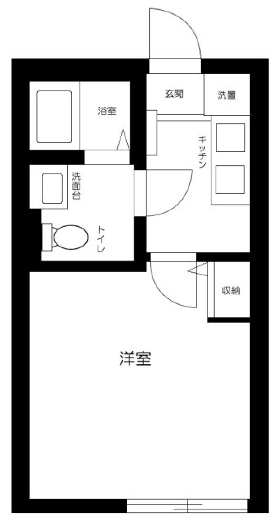 クレシア青戸　302号室の間取り図