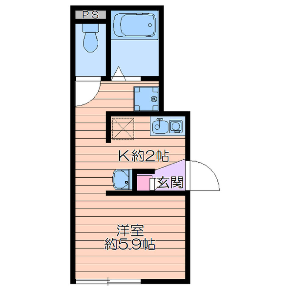 ラプラス南池袋　101号室［新築］の間取り図
