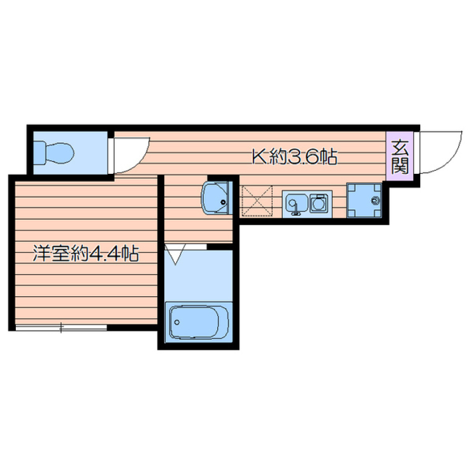 ラプラス南池袋　202号室［新築］の間取り図