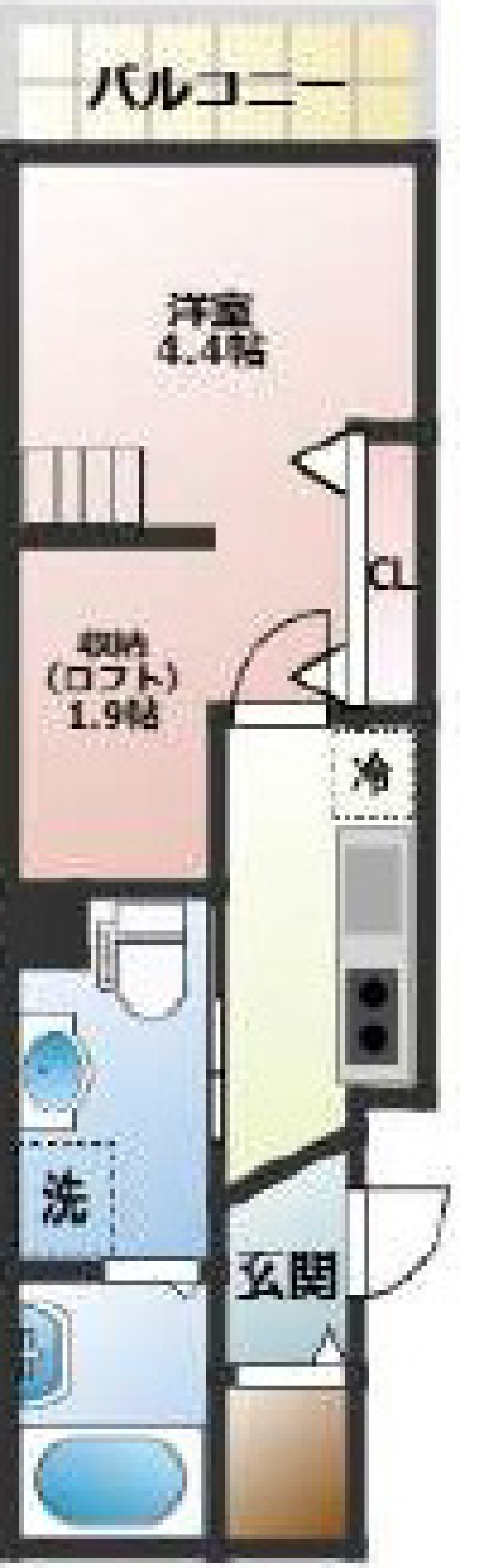 Neo Style 立石　102号室の間取り図