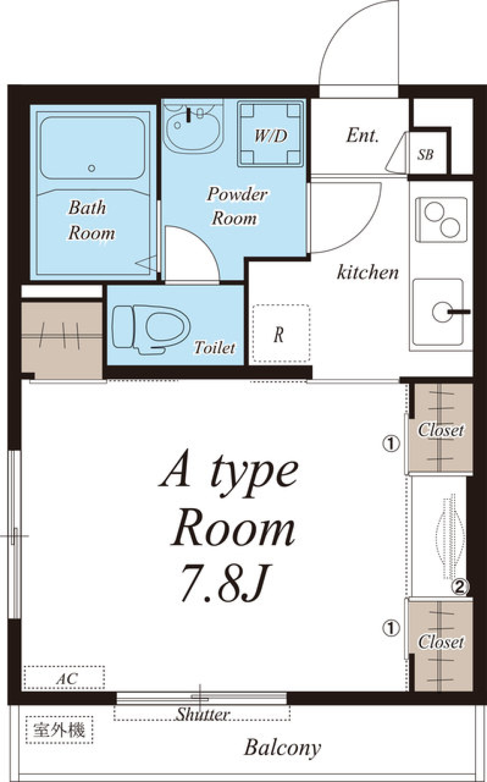 リブリ・コルージャ　102号室の間取り図