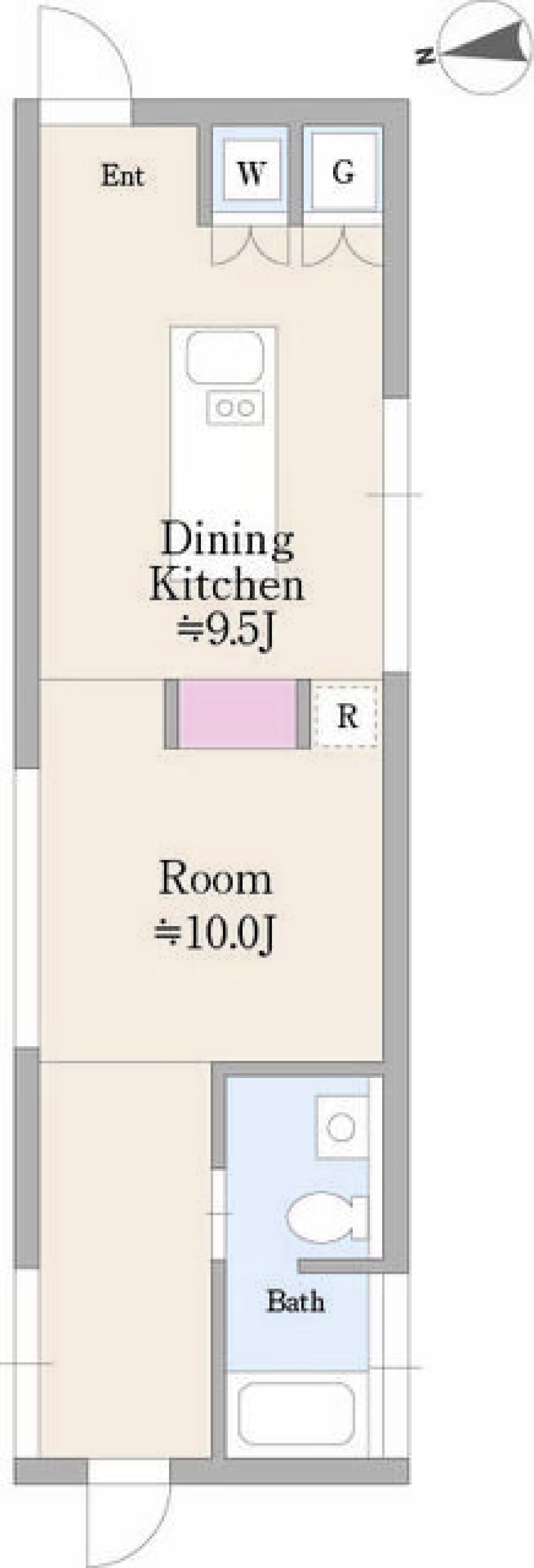 Ｌｅ　Ｐｈａｒｅ&acute;　Ｓ　201号室の間取り図