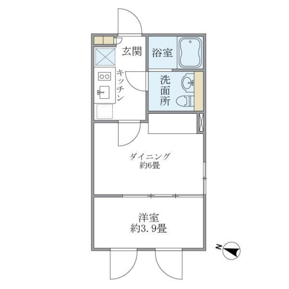 ＡＬＥＲＯ中野　204号室の間取り図
