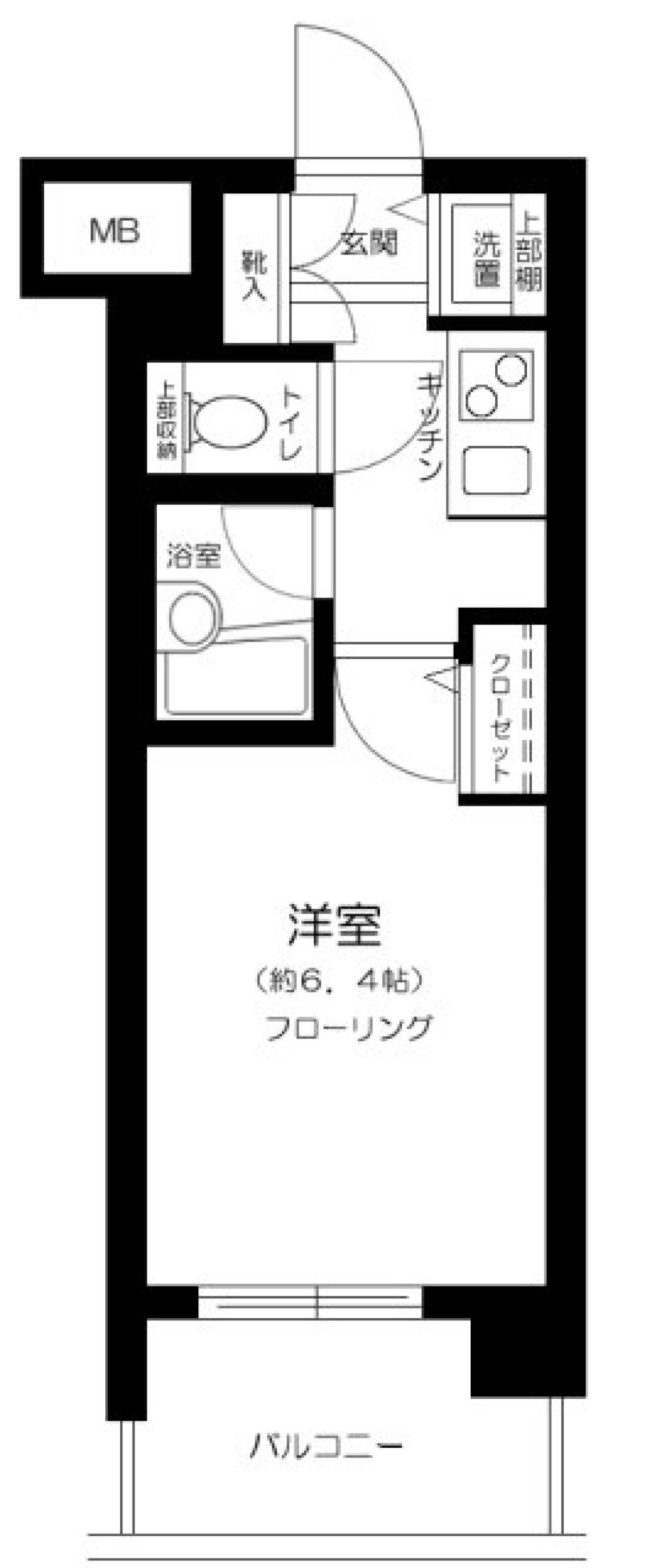 アーバイルスパシエ芝浦BAY-SIDE　310号室の間取り図