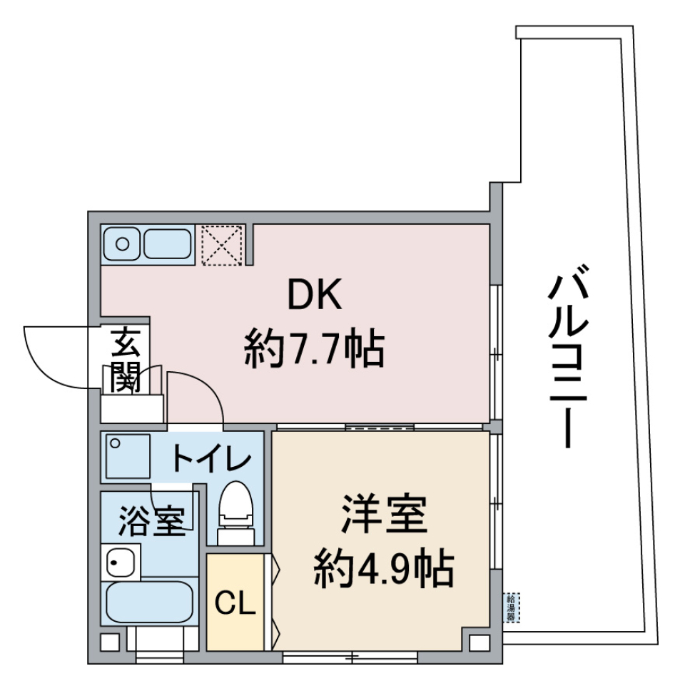 ソル・レヴェンテ奥沢　101号室の間取り図