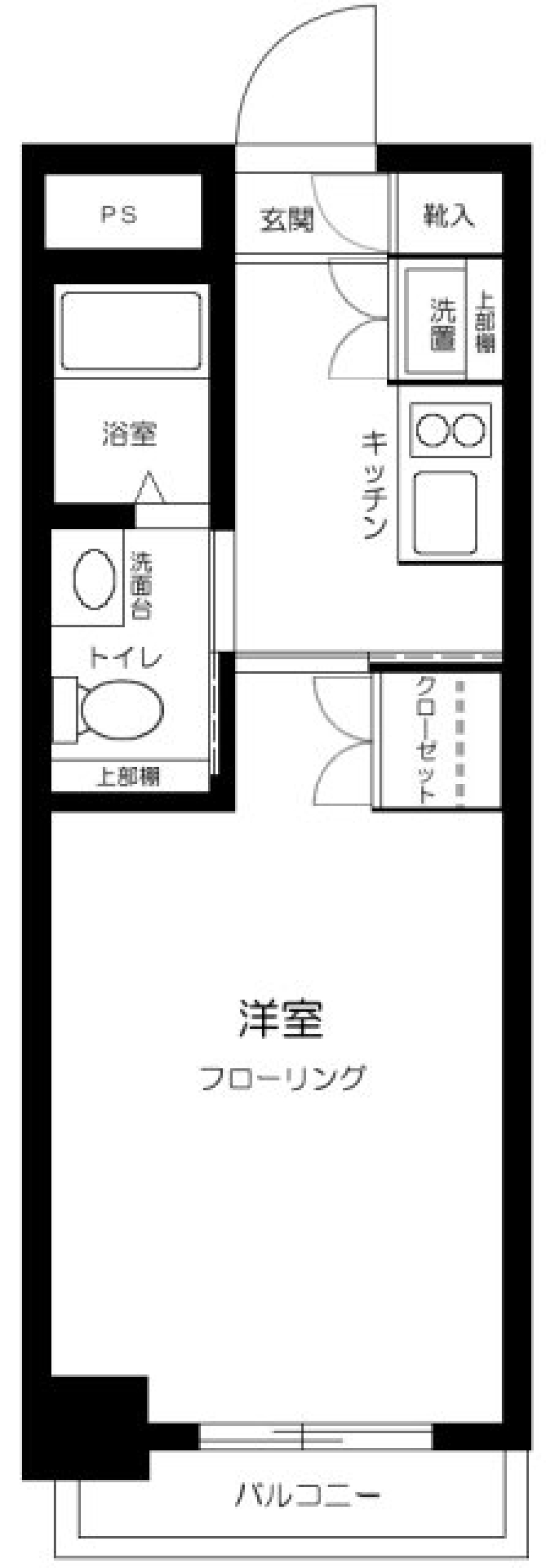 プログレス下高井戸　602号室の間取り図