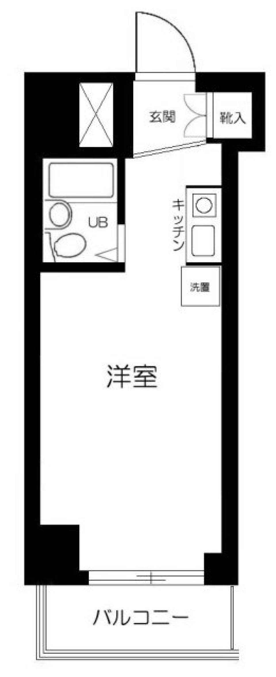 プライムステイ築地　1010号室の間取り図
