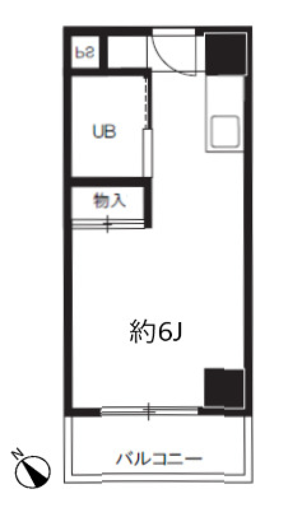 セントラル本厚木　0402号室の間取り図