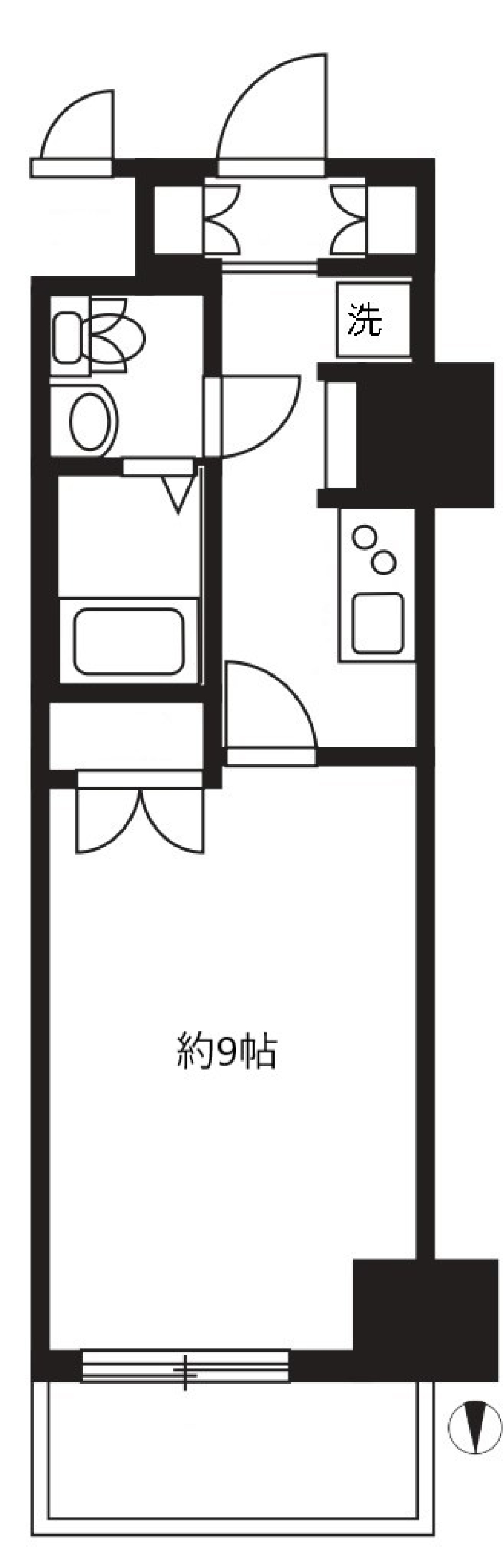 ステラ平塚　709号室の間取り図