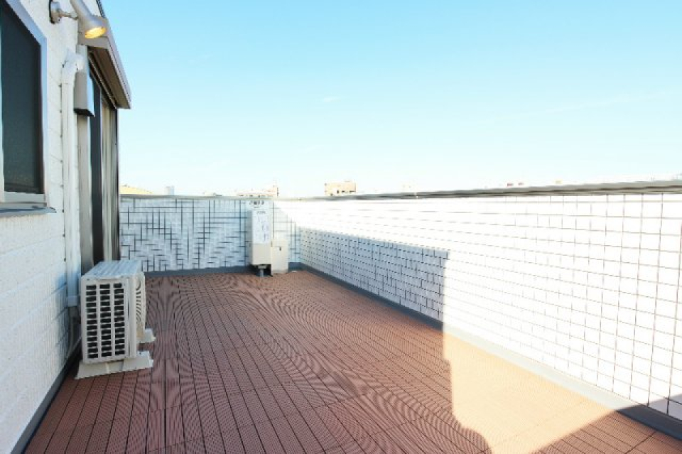 そしてなんと言ってもルーバル！開けた青空が開放的！