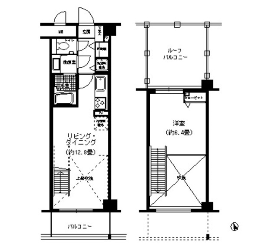 ＮＴＰＲレジデンス菊名　404号室の間取り図