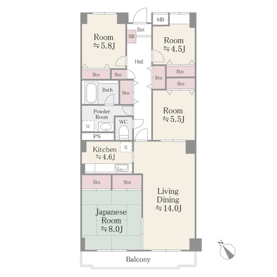 第五寿美家ビル　304号室の間取り図