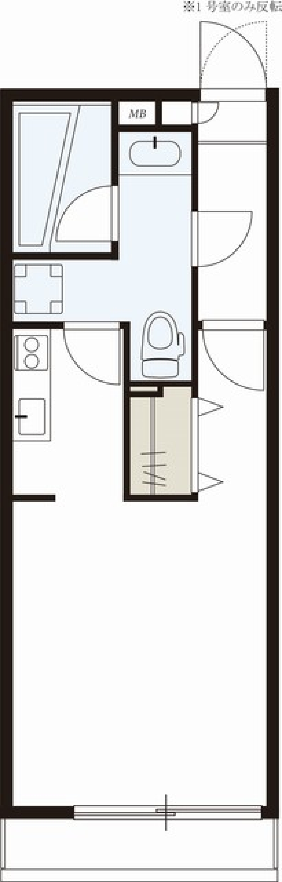リブリ・Ｓｕｎｎｙ　110号室の間取り図