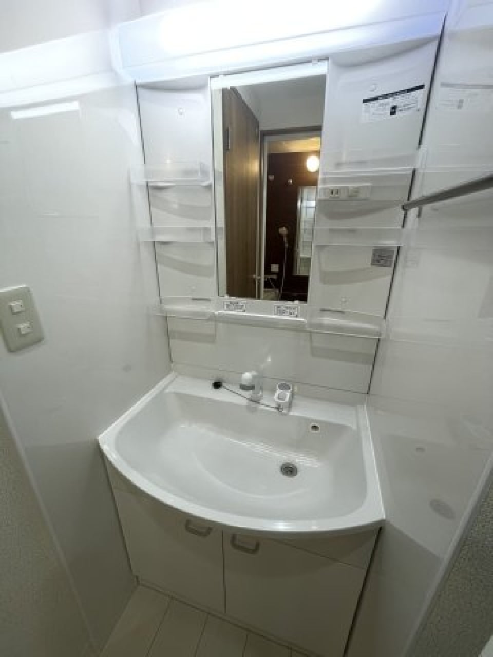 洗面も収納力高めで嬉しいです。
