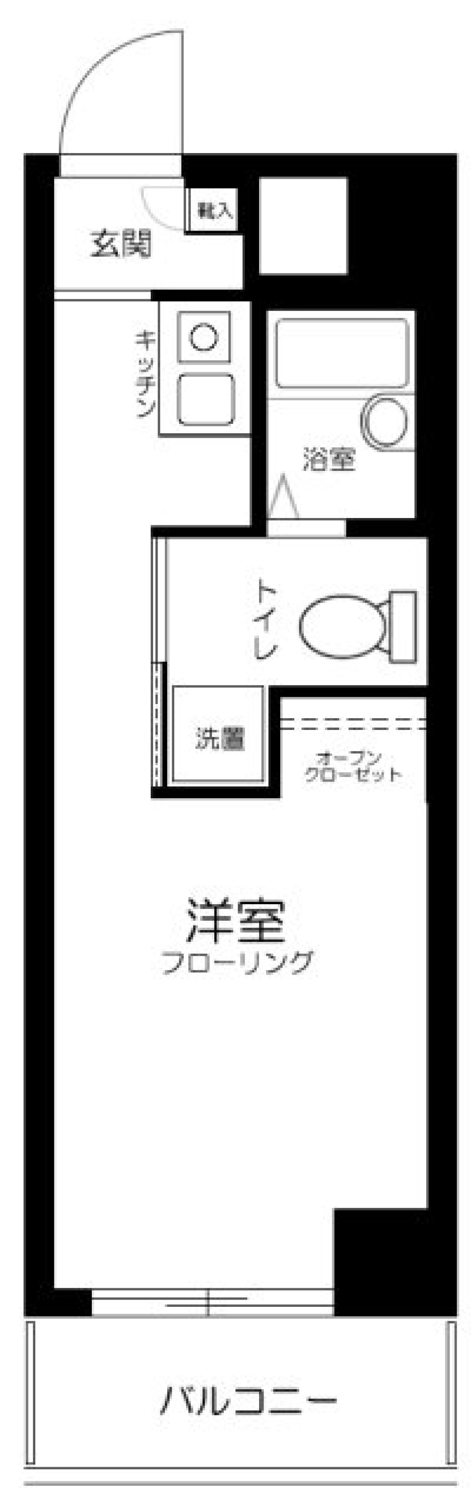 ライオンズマンション板橋中丸町　224号室の間取り図