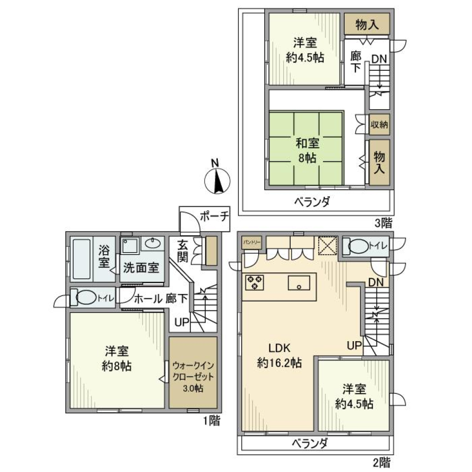 羽田戸建［ペット可］の間取り図