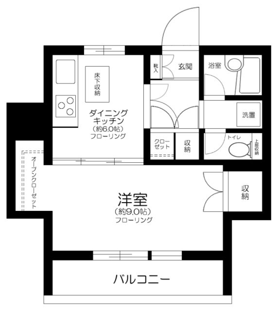 Ｖｅｒｄｕｒｅ　101号室の間取り図