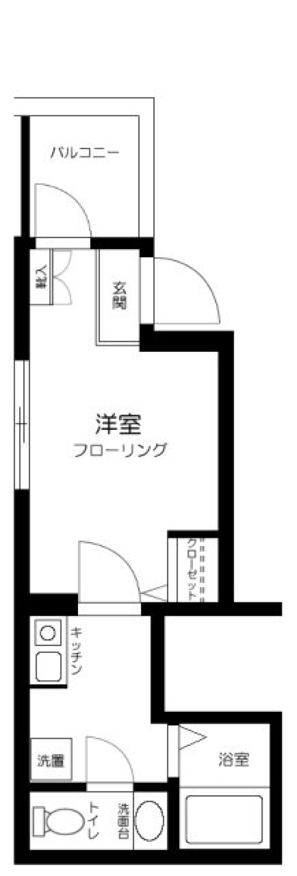 ＭＥＬＤＩＡ松島四丁目　301号室の間取り図