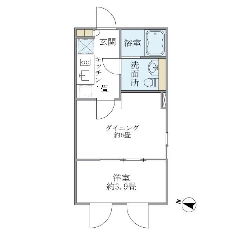 ＡＬＥＲＯ中野　204号室の間取り図