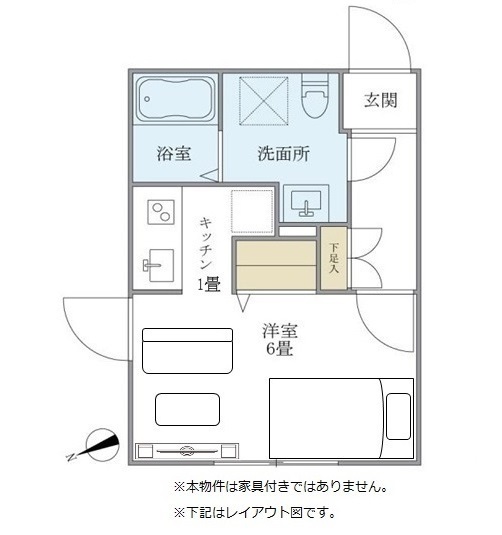 使い勝手の良さそうな間取りです。