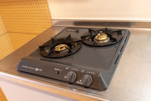 二口コンロです。※写真は同タイプ住戸です。