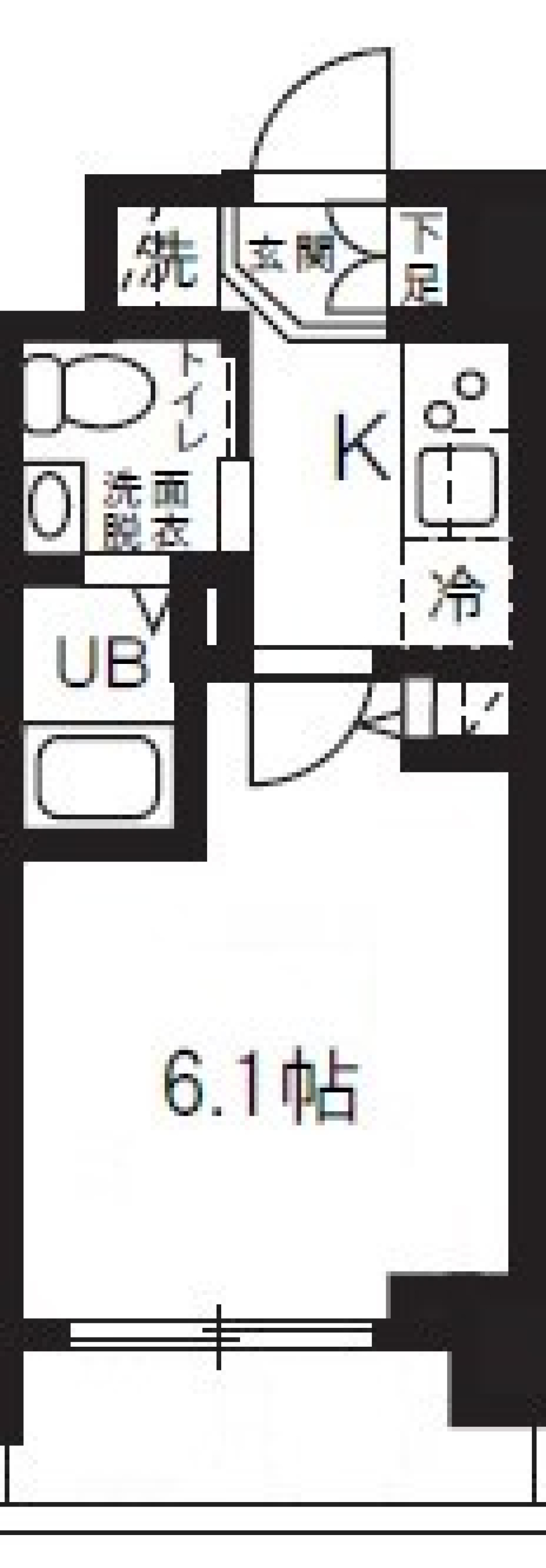 ハーモニーレジデンス新横浜　404号室［ペット可］の間取り図
