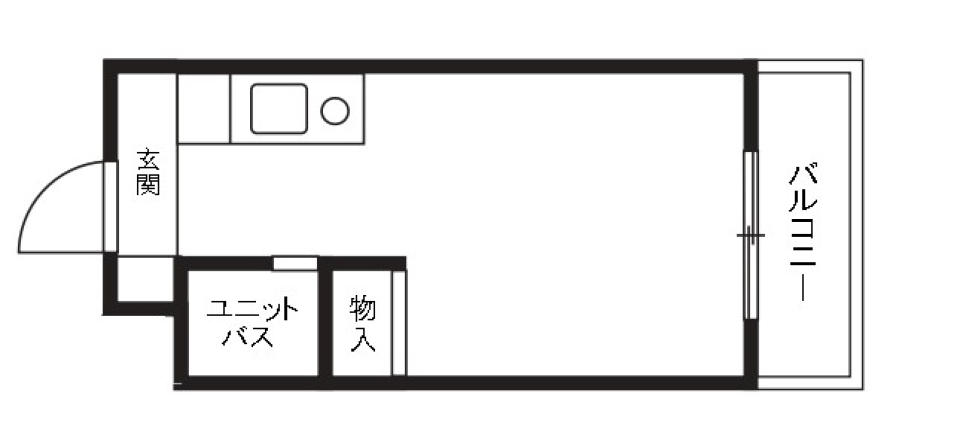 アルカサール鶴見中央　504号室の間取り図