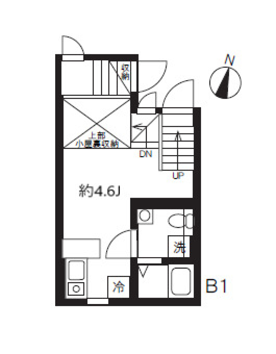 アピチェ池上　104号室［新築］の間取り図