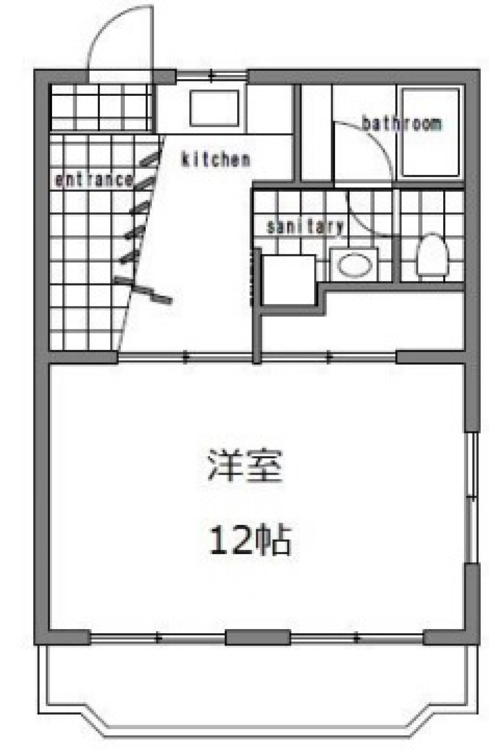 ひとりを楽しむの間取り図